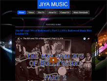 Tablet Screenshot of jiya-music.com